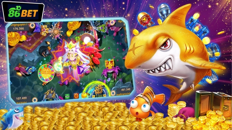 Các tính năng nổi bật trong game bắn cá 3D 86BET